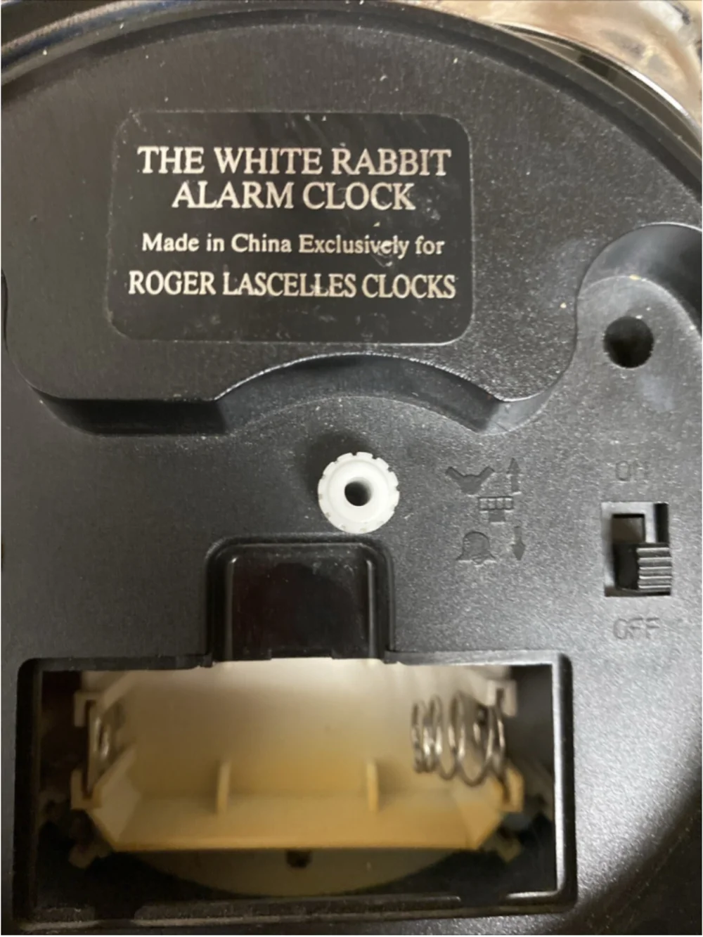 Alice In Wonderland Alarm Clock Made Exclusively For Roger Lascelles Clocks